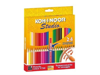 Astuccio 24 Matite Colorate Studio