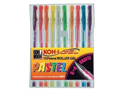 Astuccio 10 Penne Gel Pastel