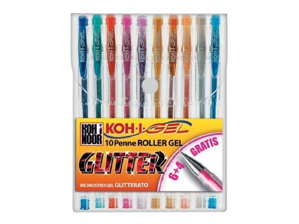 Astuccio 10 Penne Gel Sparkling