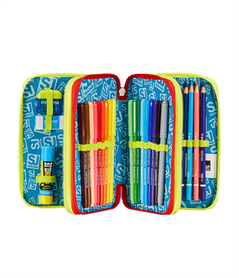 Funnygoal Astuccio 3 Zip Sj Gang..