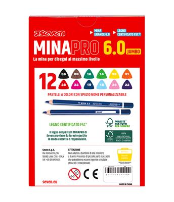 Pastelli Minapro 6.0 - Scatola 12 Pz Seven