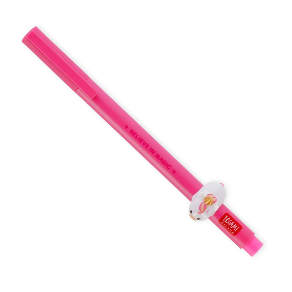 Gel Pen With Animal Decoration - Lovely Friends - Unicorn