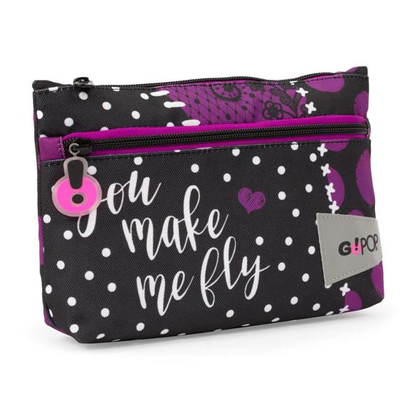Gopop 24 Maxi Bustina 2 Zip Love Dark..