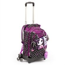 Gopop 24 Zaino Trolley 3 Ruote 2In1 Estensibile Round Smart-Clic