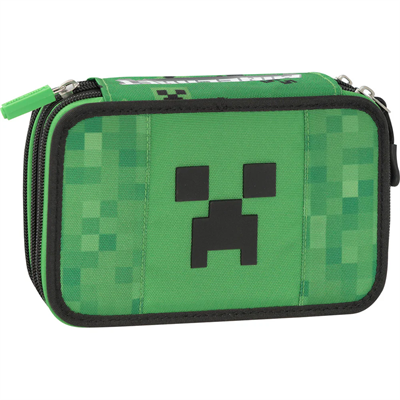 Astuccio Corredo 3 Zip Pixel Minecraft..