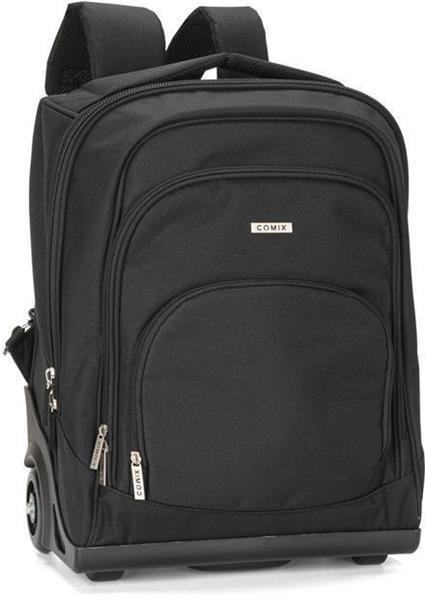 ZAINO TROLLEY PREMIUM MONOCOLORE NERO COMIX..