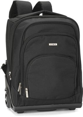 ZAINO TROLLEY PREMIUM MONOCOLORE NERO COMIX..