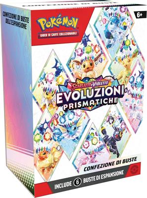 Pokemon SV8.5 Evoluzioni Prismatiche Bundle 6 Buste