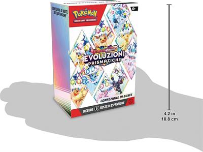 Pokemon SV8.5 Evoluzioni Prismatiche Bundle 6 Buste