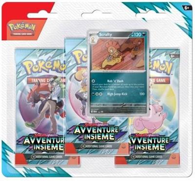 Pokemon SV9 Scarlatto e Violetto Avventure Insieme 3 Pack Bliste