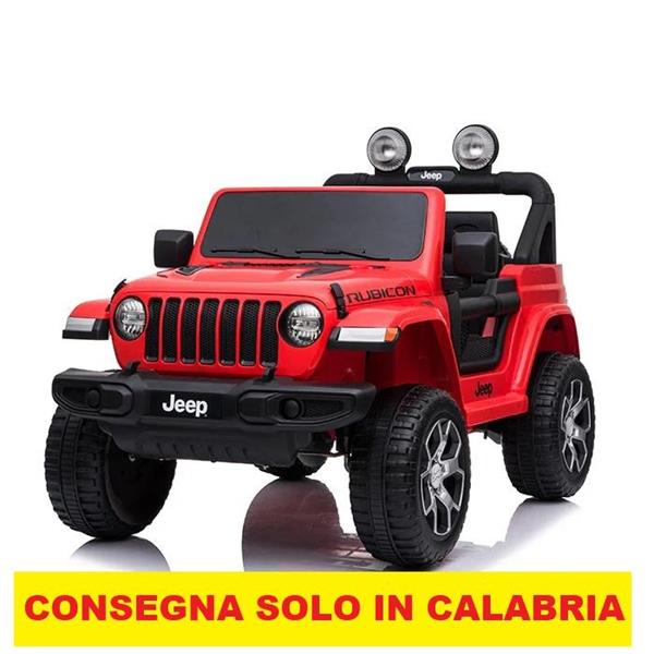 Auto Jeep Rubicon Rosso 12Volt