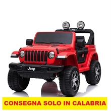 Auto Jeep Rubicon Rosso 12Volt