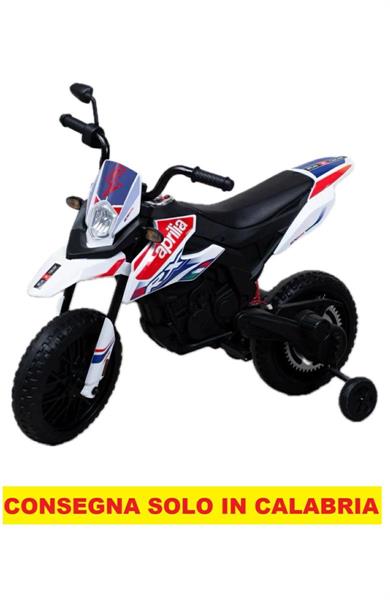 Aprilia Motocross Rx125 Bianco 12Volt