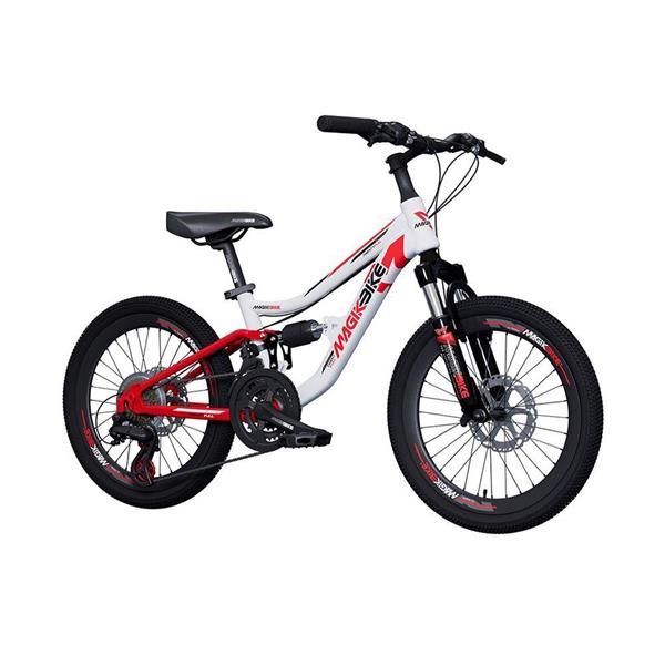 Bici 20 Mtb Full Bicolor White/Red