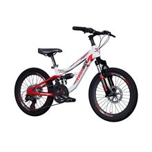 Bici 20 Mtb Full Bicolor White/Red