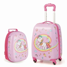 GIOLLY - Set Trolley e Zainetto Unicorno