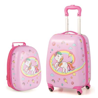 GIOLLY - Set Trolley e Zainetto Unicorno