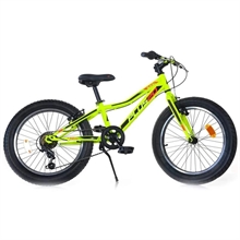 Bicicletta 20 Boy Plus Yellow Fluo