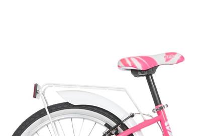 Bicicletta 20  Mtb Donna Fuxia Con Portapacchi