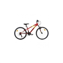 Bicicletta 24  Mtb Uomo Rosso