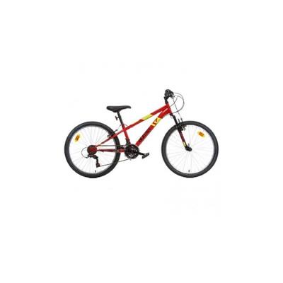 Bicicletta 24  Mtb Uomo Rosso