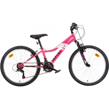 Bicicletta 24  Mtb Donna Rosa