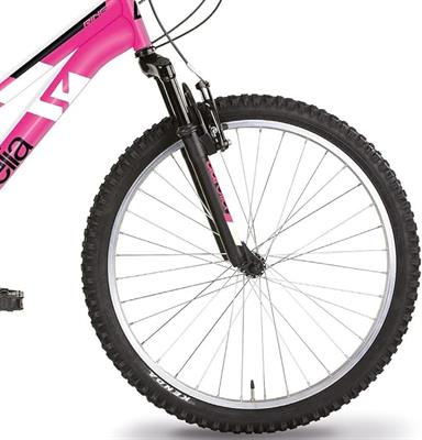 Bicicletta 24  Mtb Donna Rosa
