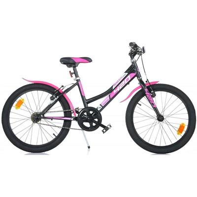 Bicicletta 20  Mtb Girl Nera Senza Cambio