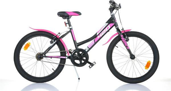 Bicicletta 20  Mtb Girl Nera Senza Cambio