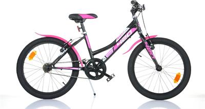 Bicicletta 20  Mtb Girl Nera Senza Cambio