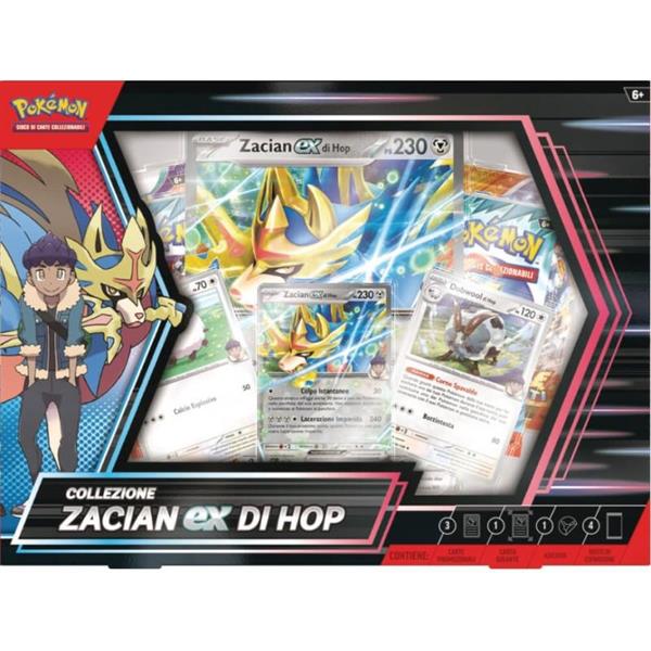 Pokemon Collezione Zacian-Ex di Hop 2025