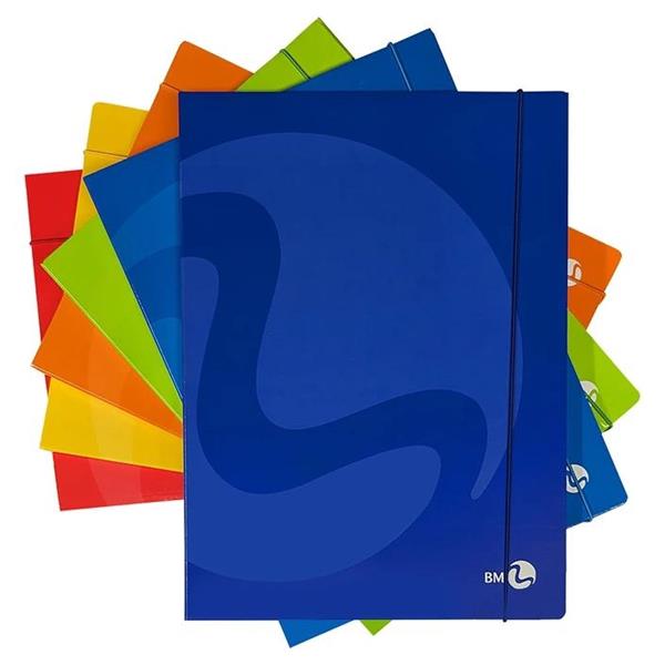 Cartelline 3 Lembi Con Elastico COLOR Dorso 1cm