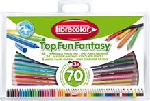 Fibracolor Top Fun Fantasy  New valigetta 70 Pezzi: 38 Colorito,
