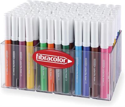 Fibracolor Colorito Maxi Multiscatola 144 Pezzi Pennarello Super