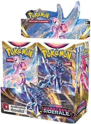 Pokemon Spada e Scudo Lucentezza Siderale Box 36 buste da 10 car