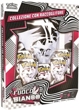 Pokemon Sv 10.5 Set Collezione con Raccoglitore Fuoco Bianco