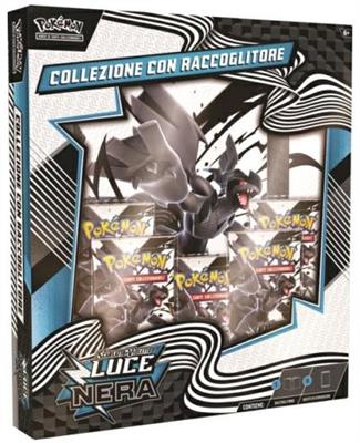 Pokemon Sv 10.5 Set Collezione con Raccoglitore Luce Nera