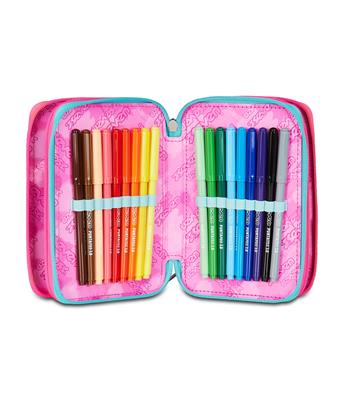 Astuccio 3 Zip Seven Glow Love