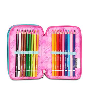 Astuccio 3 Zip Seven Glow Love