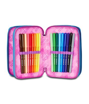 Astuccio 3 Zip Seven Quick Graffiti Girl