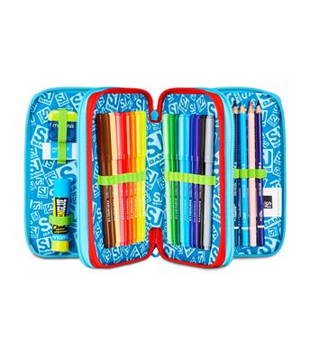 Astuccio 3 Zip Sj Gang Game-Led Boy