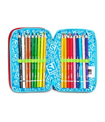 Astuccio 3 Zip Sj Gang Game-Led Boy
