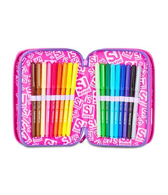 Astuccio 3 Zip Sj Gang Tinypatch Girl