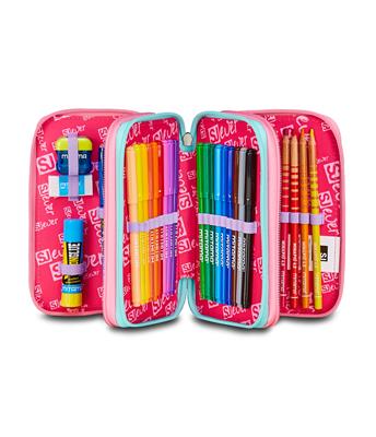 Astuccio 3 Zip Sj Gang Sj Ever Multiheart Girl