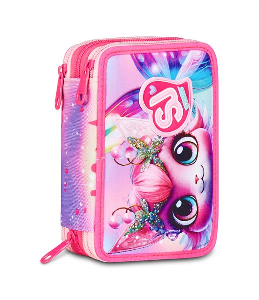 Astuccio 3 Zip Sj Gang Cat Led