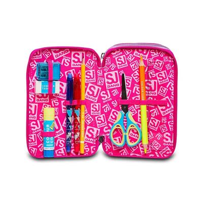 Astuccio 3 Zip Sj Gang Heart Lolly