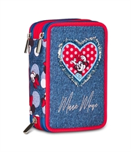 Astuccio 3 Zip Minnie Prettied Up