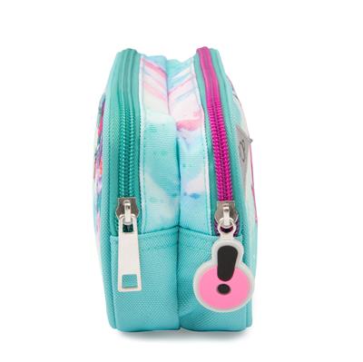 Gopop25 Astuccio 2 Zip Turtle Bloom