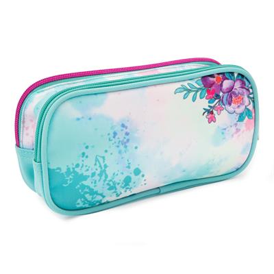 Gopop25 Astuccio 2 Zip Turtle Bloom