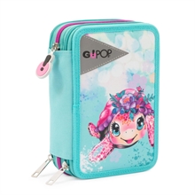 Gopop25 Astuccio Triplo Turtle Bloom